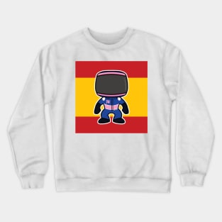 Fernando Alonso Custom Bobblehead - 2022 Season Flag Edition Crewneck Sweatshirt